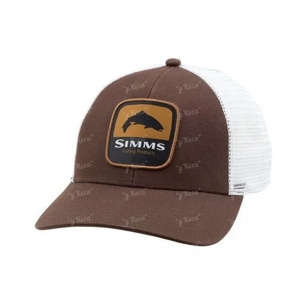 Кепка Simms Trout Patch Trucker Bark фото