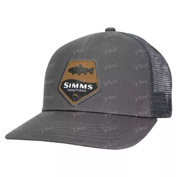 Кепка Simms Trout Patch Trucker Carbon фото