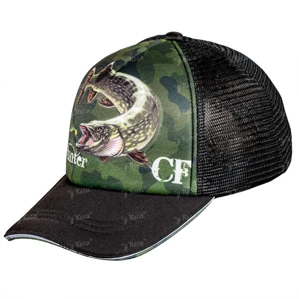 Кепка тракер Crazy Fish Pike Hunter Camo M фото