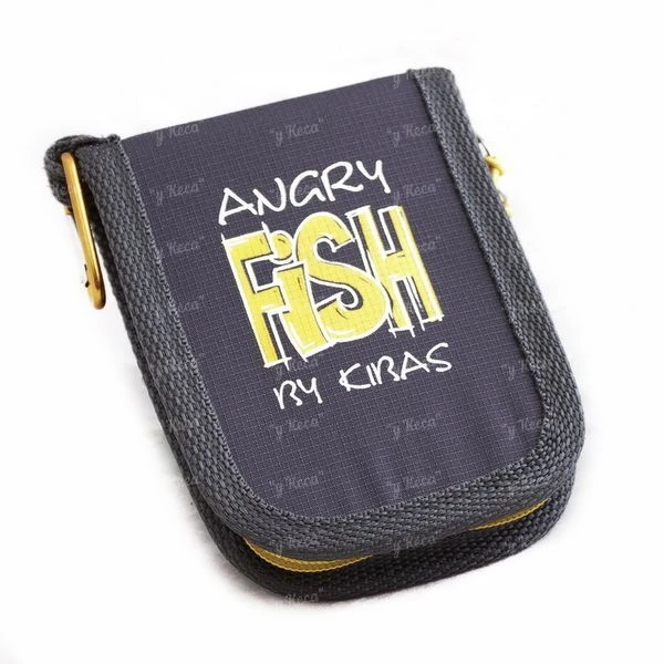 Гаманець для блешень Kibas Angry Fish M Yellow 41041 фото