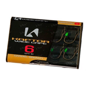 Крючки Korda Kaptor Wide Gape №4 Gravel KAP01 фото