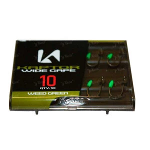 Крючки Korda Kaptor Wide Gape №4 Weed KAP06 фото