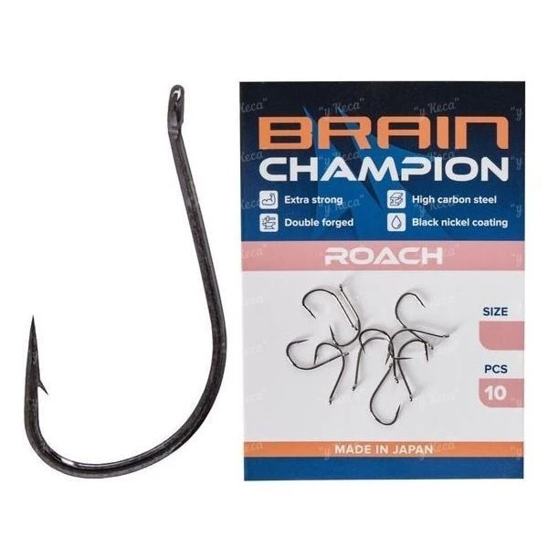Крючки Brain Champion Roach №10 10шт фото