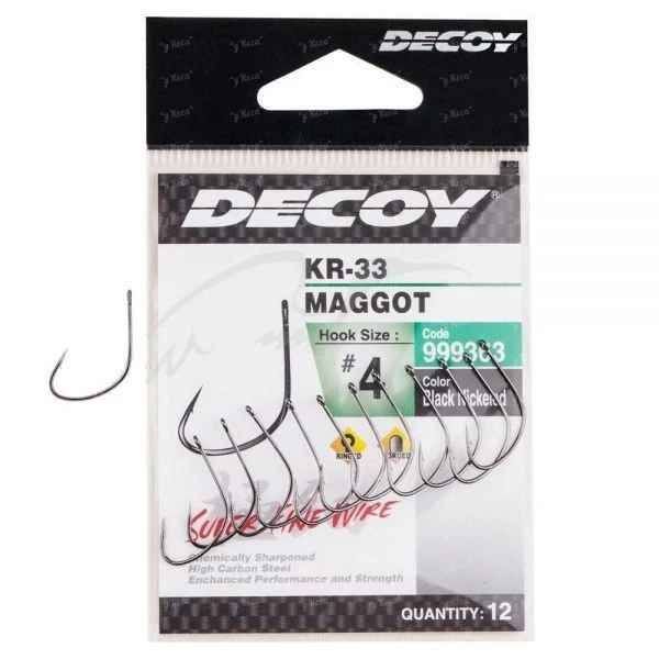 Крючки Decoy KR-33 Maggot фото