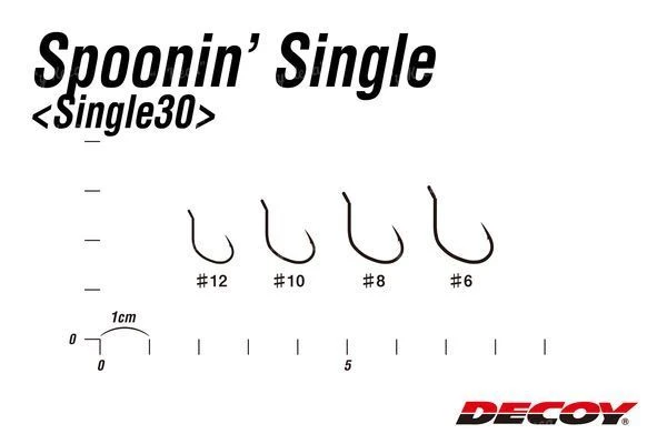 Гачки Decoy Spoonin Single 30 фото