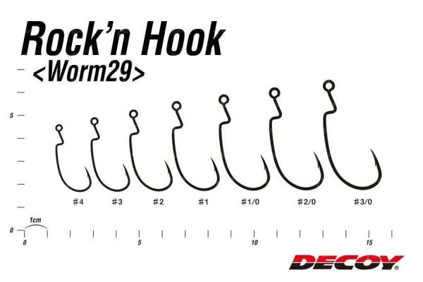 Крючки Decoy Worm 29 Rock'n Hook фото