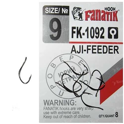 Крючки Fanatik Aji Feeder FK-1092 фото