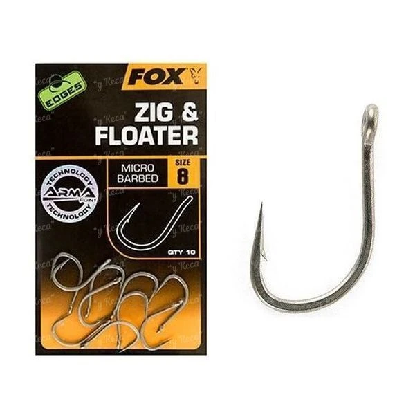 Крючки FOX Arma point Zig Floater №8 10шт CHK213 фото