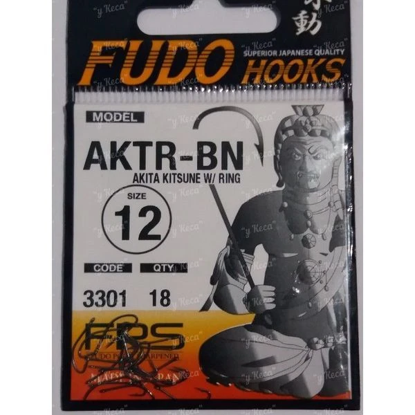 Гачки Fudo Akita Kitsune W/Ring 3301 №10 фото