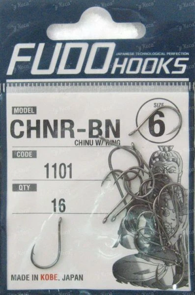 Гачки Fudo Chinu W/Ring фото