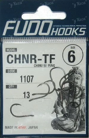 Гачки Fudo Chinu W/Ring фото