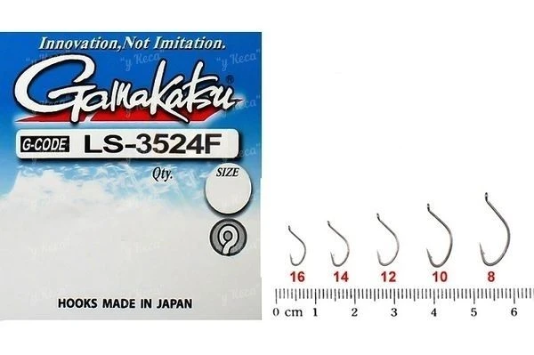 Крючки Gamakatsu LS-3524F Ring Eye фото