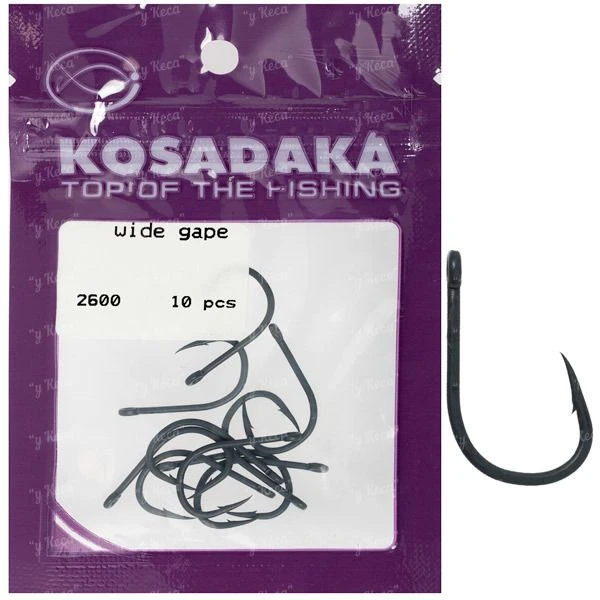 Крючки Kosadaka Carp Wide gape 2600 фото