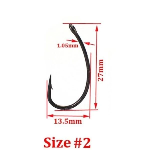 Крючки Технокарп Curve Shank Hook №2 фото
