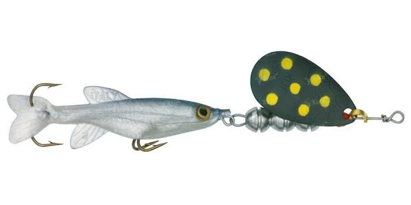 Блесна Kuusamo Lippa with minnow BL/Ye-C фото