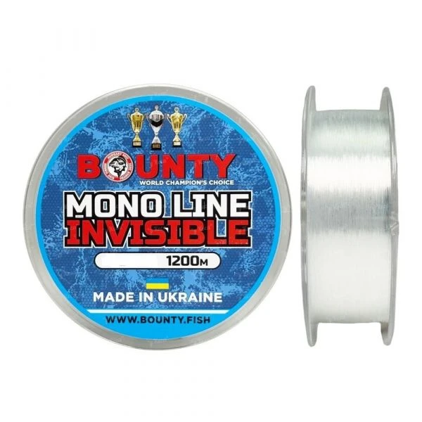 Леска BOUNTY Mono Line Invisible 1200м 0.25мм фото