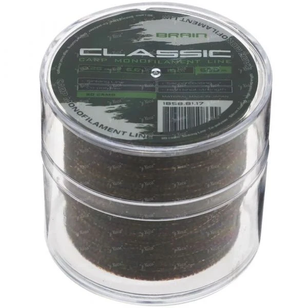 Леска Brain Classic Carp Line 3D camo 600m фото