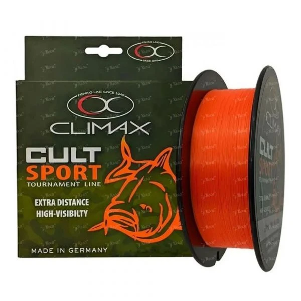 Леска Climax Cult Carp Sport 0.30мм 1000м orange фото