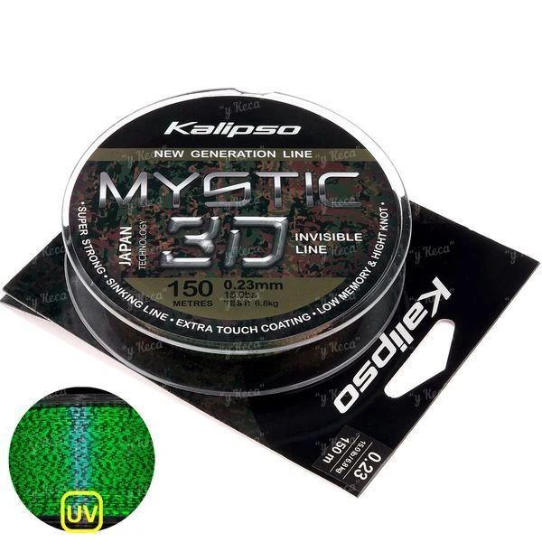Волосінь Kalipso Mystic 3D Amber 0.30мм 150м фото