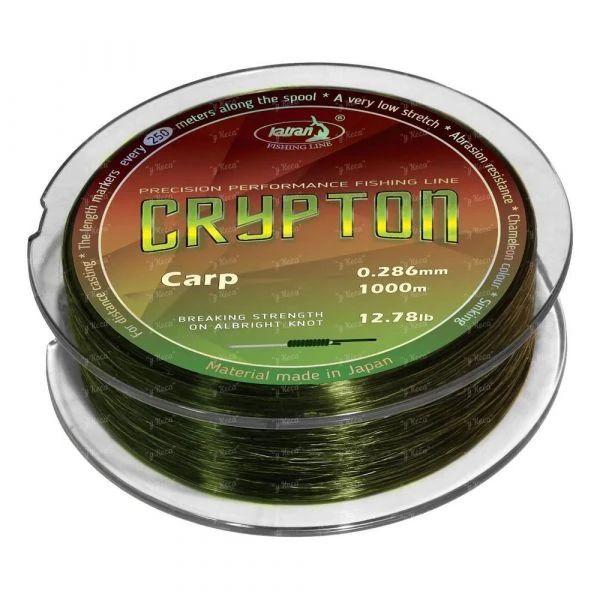 Леска Katran Crypton Carp camo 1000m фото