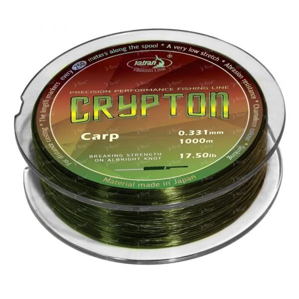 Леска Katran Crypton Carp camo 1000m 0.331mm фото