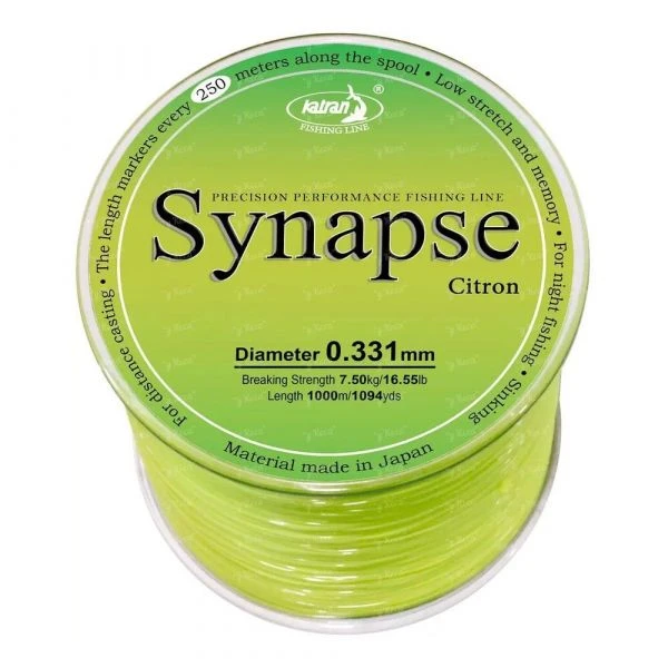 Леска Katran Synapse Citron 1000m 0.331mm фото