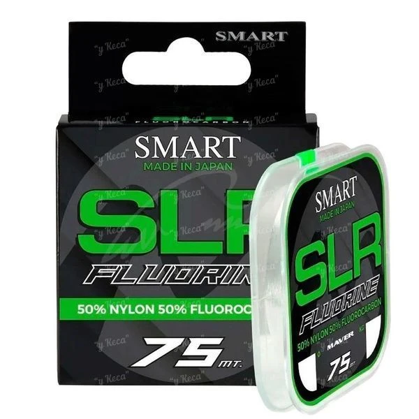 Леска Smart SLR Fluorine 75м 0.09мм фото