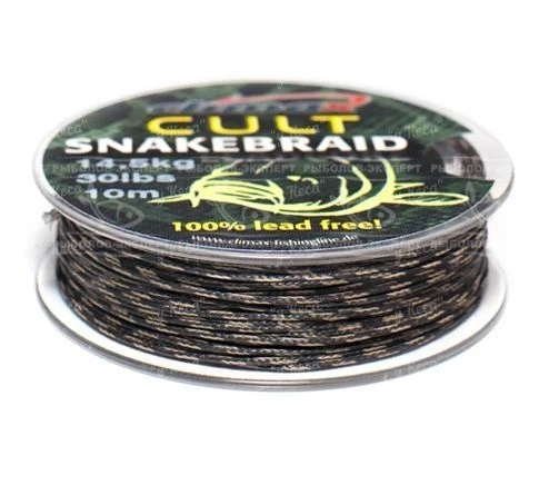 Лидкор Climax Cult Snakebraid 30Lb 10м weed фото