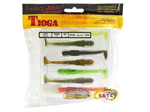 Силикон Lucky John Tioga 2.9" 7шт 140103-MIX2 фото