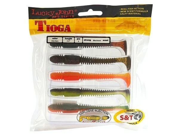 Силикон Lucky John Tioga 3.9" 5шт 140104-MIX2 фото