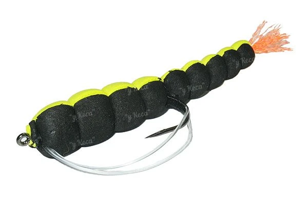 Мандула Strike незацепляйка FG79 10см №4/0 Yellow-Black фото