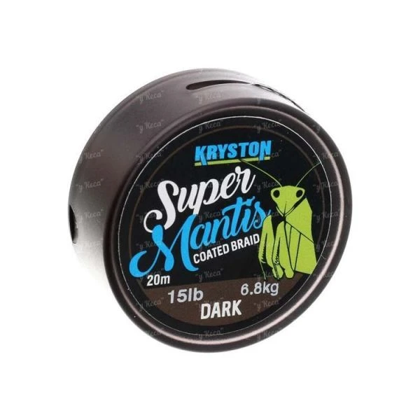 Поводковый материал в оплетке Kryston Super Mantis 20m 25lb Dark Silt фото