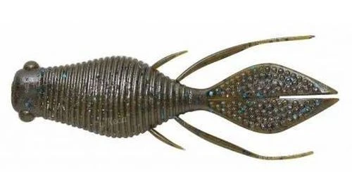 Силикон Megabass Dong-Path 3.5" Green Pumpkin Blue фото