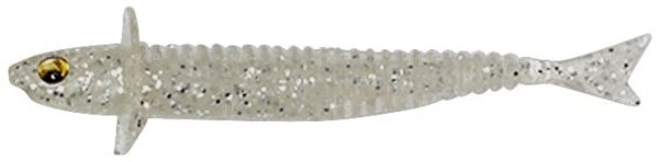 Силикон Megabass S&G Specter 3.5" Clear-Silver Flake 5шт фото