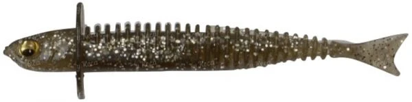 Силикон Megabass S&G Specter 3.5" Smoke Silver Glitter 5шт фото