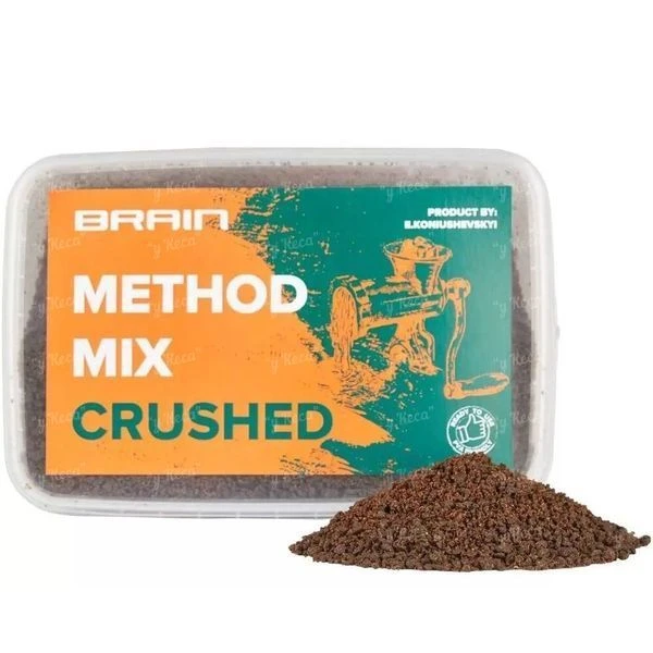 Пеллетс Метод Мікс Brain 400г Crushed (палтус подрібнений) фото