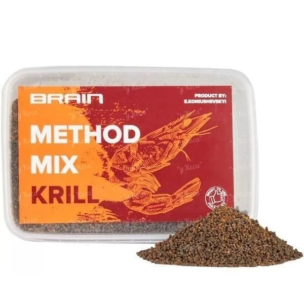 Пеллетс Метод Микс Brain 400г Krill (криль) фото