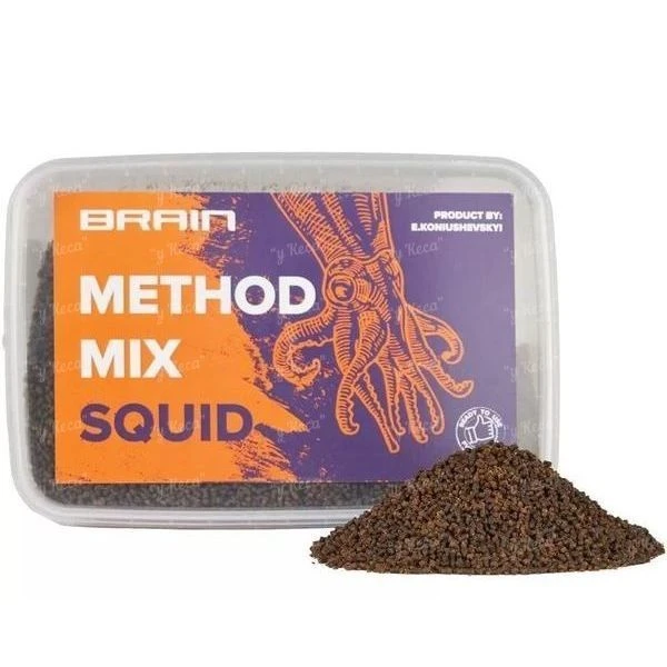 Пеллетс Метод Микс Brain 400г Squid (кальмар) фото