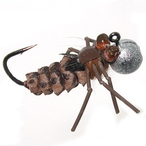 MG17-03 Micro Jig Realistic Dragonfly Brown 3г фото