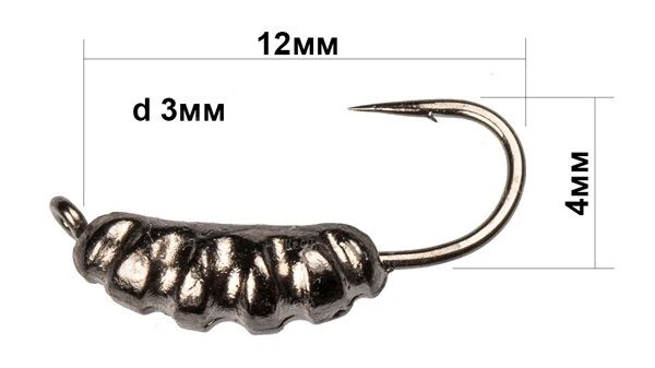 Мормышка Fishing ROI Опарыш фото