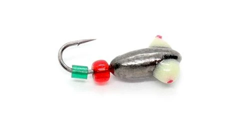 Мормишка Fishing ROI Овсинка з оком 2.0 мм чорна фото