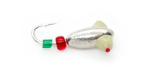 Мормишка Fishing ROI Овсинка з оком 3.0 мм срібло фото