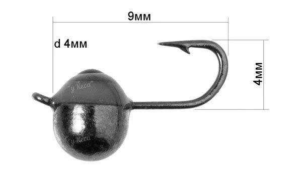 Мормышка Fishing ROI Полусфера с ушком фото