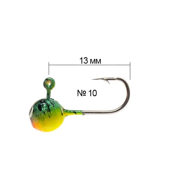 Мормышка летняя Golden Fish Шар 1.0г №10 GR фото