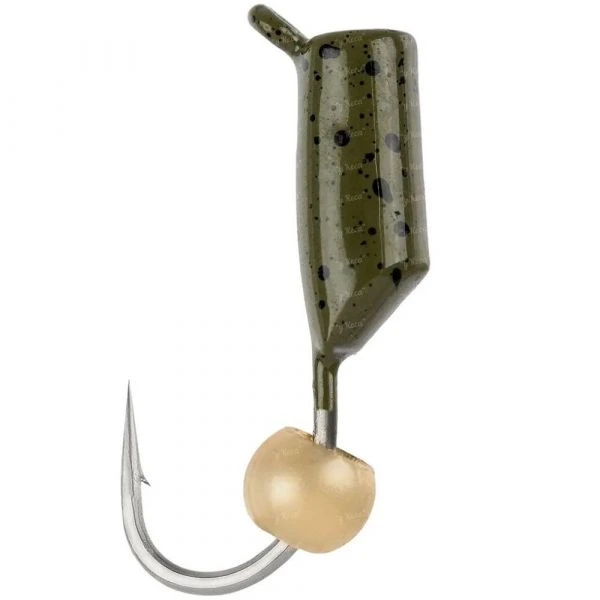 Мормышка Viking Fishing гвоздик 2mm 0.35g олива бусина золото фото