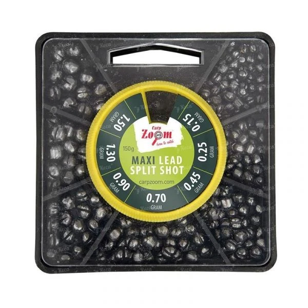 Набір грузил Carp Zoom Maxi Lead Split Shot 150g 0.15g-1.5g CZ5706 фото