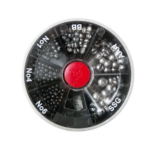 Набор грузил Carp Zoom Split soft lead shot E-D-106 фото