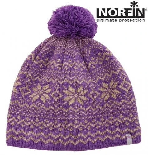 Шапка вязаная Norfin Women Finland Violet  фото