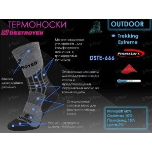 Носки Destroyer DSTE-666 Outdoor Trekking Extreme  41-43 фото