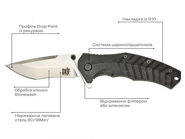 Нож Skif Griffin II SW Black фото